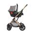 Комбинирана количка 3в1 с трансформираща седалка Kaia Light Grey