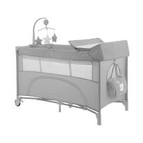 Кошара на две нива KikkaBoo Nighty Night Grey