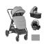 Комбинирана бебешка количка 3в1 Kikka Boo Ava Grey