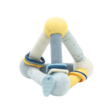 Занимателен плюшен триъгълник Kikka Boo Stripy Friends