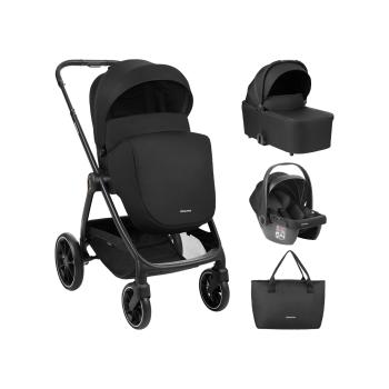 Комбинирана бебешка количка 3в1 Kikka Boo Modena Black