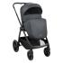 Комбинирана бебешка количка 3в1 Kikka Boo Modena Dark Grey