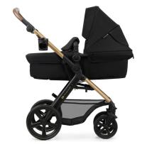 Бебешка количка 3в1 KinderKraft MOOV 2 PURE BLACK