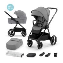 Комбинирана бебешка количка 2в1 Kinderkraft Nea Platinium Grey