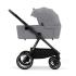 Комбинирана бебешка количка 2в1 Kinderkraft Nea Platinium Grey