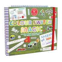 Книжка със стикери Floss & Rock, Colour Switch, Коли