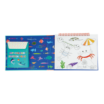 Книжка със стикери Floss & Rock, Colour Switch, Океан