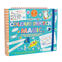 Книжка със стикери Floss & Rock, Colour Switch, Океан