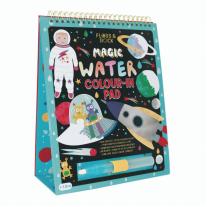 Книжка за рисуване с вода Floss & Rock, Magic Water, Космос