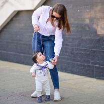 Колан за прохождане Lorelli, Black & White