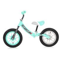 Колело за баланс Lorelli Fortuna Air, със светещи джанти, сиво и зелено