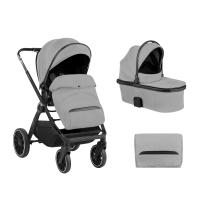 Комбинирана количка Kikka Boo Tiffany 2 в 1 Light Grey