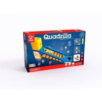 Комплект дървена писта Hape, Quadrilla, Музикална пързалка