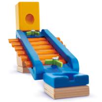 Комплект дървена писта Hape, Quadrilla, Музикална пързалка