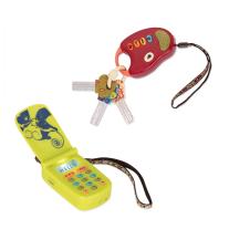 Комплект детски интерактивен телефон и ключ дистанционно, Battat