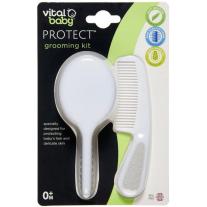 Комплект гребен и четка Vital Baby - Грижа за коса