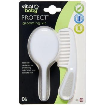 Комплект гребен и четка Vital Baby - Грижа за коса