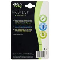 Комплект гребен и четка Vital Baby - Грижа за коса