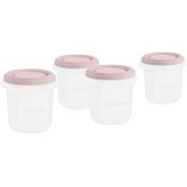 Комплект контейнери Miniland - Terra Blush, 250 ml, 4 броя