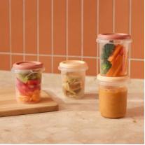 Комплект контейнери Miniland - Valencia, 250 ml, 4 броя