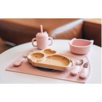 Комплект метални прибори за хранене Freeon - Розови