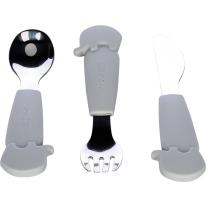 Комплект метални прибори за хранене Freeon - Сиви