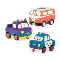 Комплект мини пулбек колички Battat, 3 броя