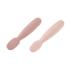 Комплект от 2бр. силиконови лъжици за бебешко захранване Beaba, Cotton candy/Sorbet