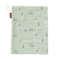 Комплект от 3 бр. муселинови кисета за баня от органичен памук Fresk Surf boy