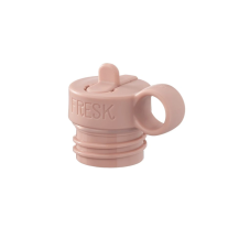 Комплект резервна сламка + капачка Fresk, Бледо розова