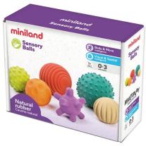 Комплект сензорни топки Miniland ECO - Sensory Balls