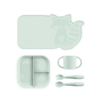 Комплект за хранене Miniland - 5 части, Mint