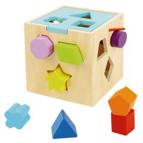 Комплект за обучение Монтесори 4 в 1, в дървена кутия Tooky Toy