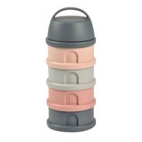 Контейнери за сухо мляко и снакс от 4 части BEABA, Grey/Pink