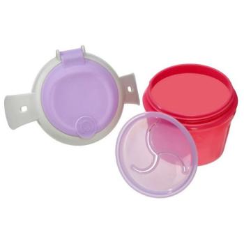 Купа за хранене без разсипване Vital Baby - 200 ml, червена