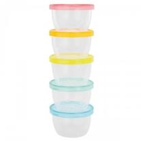 Купички за съхранение на храна 5 бр. Badabulle, 250ml