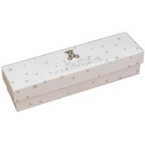 Кутия за акт за раждане с посребрена декорация Widdop Bambino, Teddy