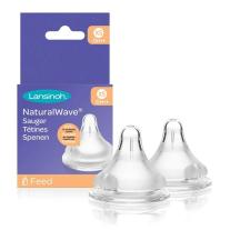 Физиологичен силиконов биберон Lansinoh NaturalWave™ 0м+ XS