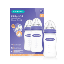 Шишета с биберон Lansinoh NaturalWave 240 мл.