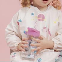 Лигавник с ръкави Miniland - Fantasy