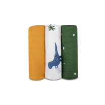 Комплект натурални бамбукови пелени Lionelo Bamboo Set Dino