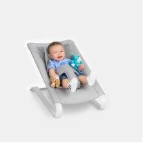 Детски шезлонг Bamboo 3D Knit Bouncer Bombol Pebble Grey