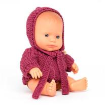Miniland Кукла момченце 21см с пуловер и шапка