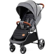 Лятна количка KinderKraft - Grande plus, сива