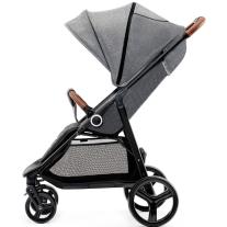 Лятна количка KinderKraft - Grande plus, сива