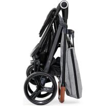 Лятна количка KinderKraft - Grande plus, сива