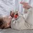 Комплект 2 броя играчки гривни дрънкалки Mamas & Papas Babyplay Hippo and Ladybird