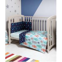 Обиколник за легло Mamas & Papas Patternology Robots