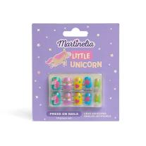 Козметичен комплект, Martinelia, Еднорог, Изкуствени нокти, 10 броя