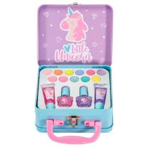 Комплект козметика в метално куфарче, Martinelia, Little Unicorn, 15 части